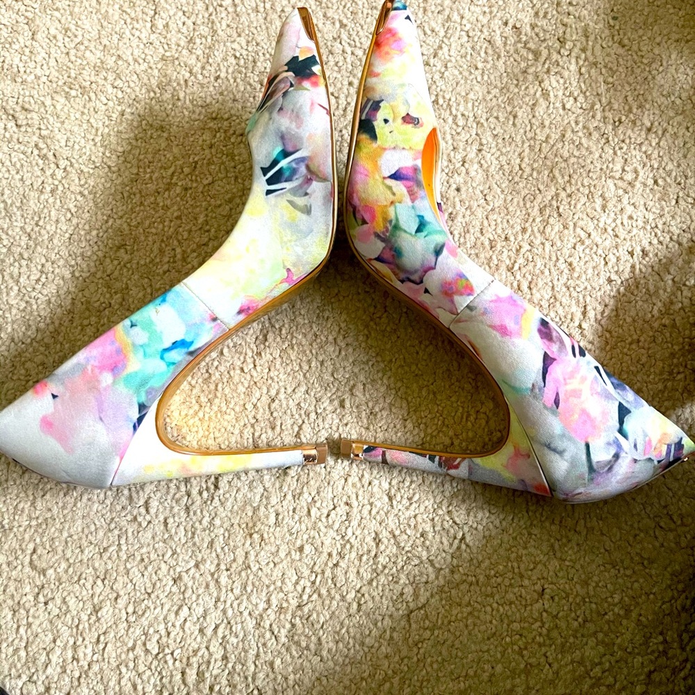 Ted Baker floral heels